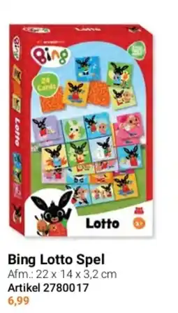 Lobbes Bing Lotto Spel aanbieding