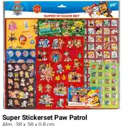 Lobbes Super Stickerset Paw Patrol aanbieding