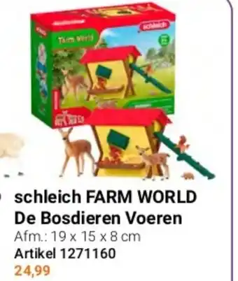 Lobbes schleich FARM WORLD De Bosdieren Voeren aanbieding