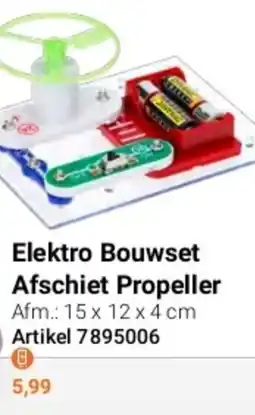 Lobbes Elektro Bouwset Afschiet Propeller aanbieding