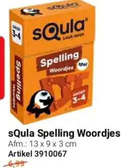 Lobbes SQula Spelling Woordjes aanbieding