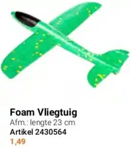 Lobbes Foam Vliegtuig aanbieding