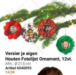 Lobbes Versier je eigen Houten Fotolijst Ornament, 12st. aanbieding