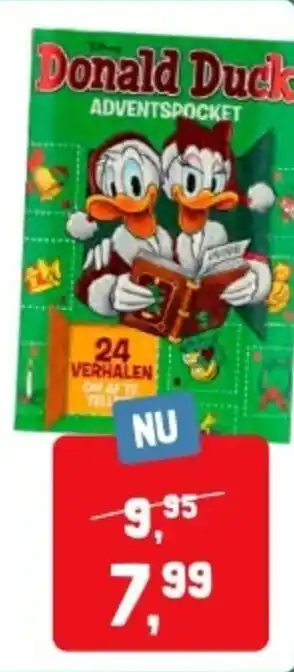 Lobbes Donald Duck Adventspocket Stripboek aanbieding