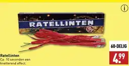 ALDI Ratellinten aanbieding