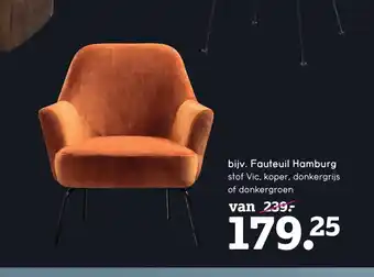 Leen Bakker Fauteuil Hamburg aanbieding