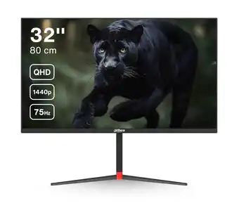 Bol.com Dahua LM32-P301A - QHD IPS Monitor - 75 Hz - USB-C - 32 inch aanbieding