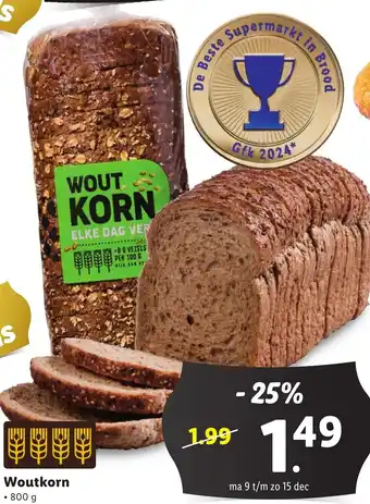 Lidl Woutkorn aanbieding