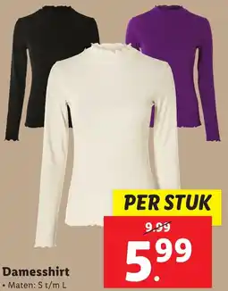 Lidl Damesshirt aanbieding