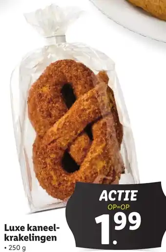 Lidl Luxe kaneelkrakelingen aanbieding