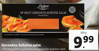 Lidl Gerookte Schotse zalm aanbieding