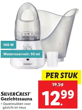 Lidl SILVERCREST Gezichtssauna aanbieding