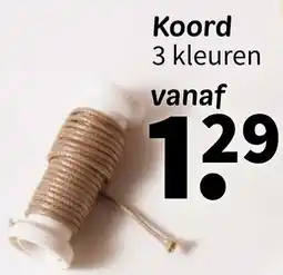 Wibra Koord aanbieding