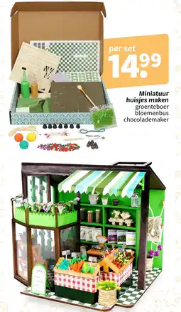 Wibra Miniatuur huisjes maken aanbieding