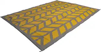 Bol.com Bo-Camp - Buitenkleed - Chill mat - Flaxton - 2x1.8 m - okergeel aanbieding