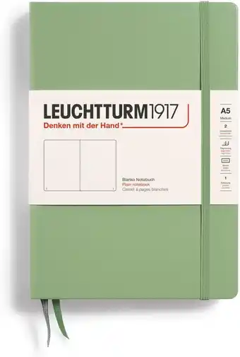 Amazon Leuchtturm1917 307959 Notitieboek Master blanco Blanko groen (salie) aanbieding