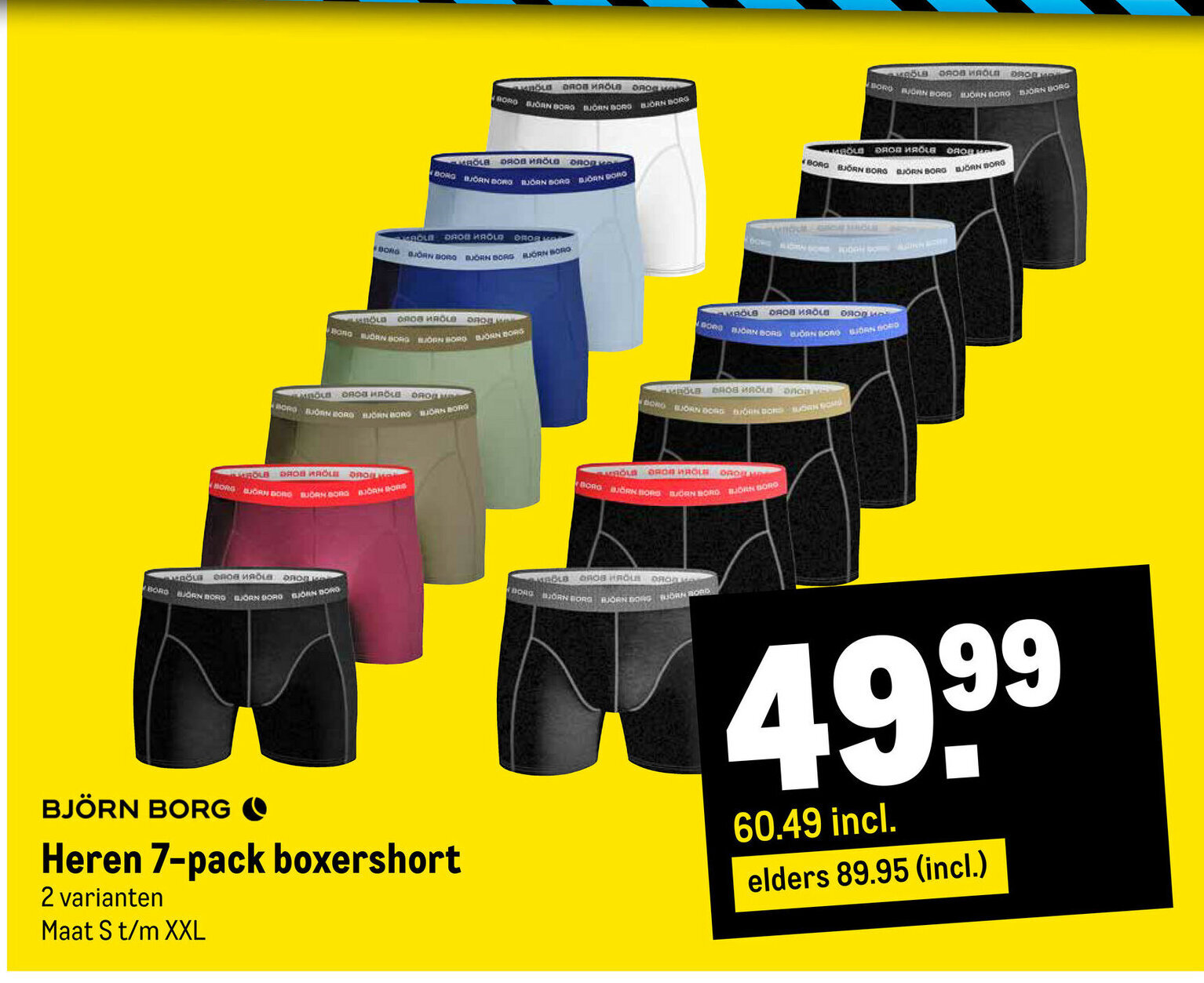 Heren 7-pack boxershort aanbieding bij Makro