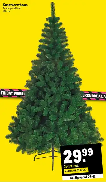 Makro Kunstkerstboom 180cm aanbieding