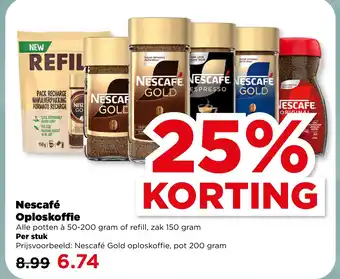 PLUS Nescafé Oploskoffie aanbieding