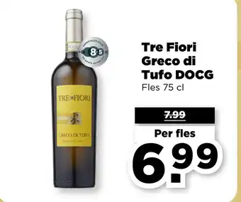 PLUS Tre Fiori Greco di Tufo DOCG aanbieding