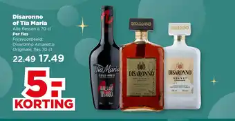 PLUS Disaronno of Tia Maria aanbieding