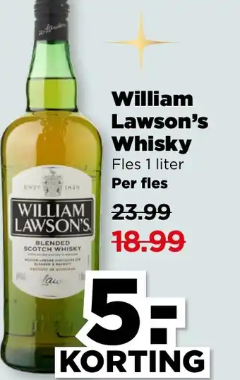 PLUS William Lawson's Whisky aanbieding