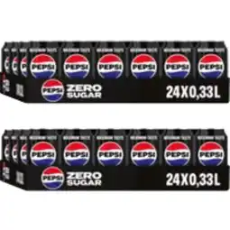 Albert Heijn Pepsi Zero 2x 24-pack aanbieding