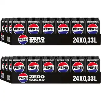 Albert Heijn Pepsi Zero 2x 24-pack aanbieding