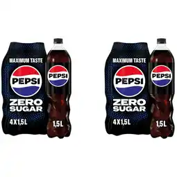 Albert Heijn Pepsi Zero cola 2x 4-pack aanbieding