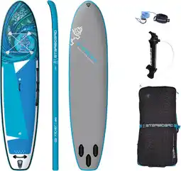 Bol.com Starboard SUP boardAlle leeftijden - Blauw/Wit/Licht groen aanbieding