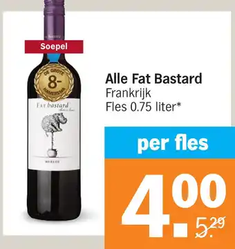 Albert Heijn Alle Fat Bastard aanbieding