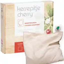 De Online Drogist Kersepitje Warmtekussen Classic Ecru aanbieding