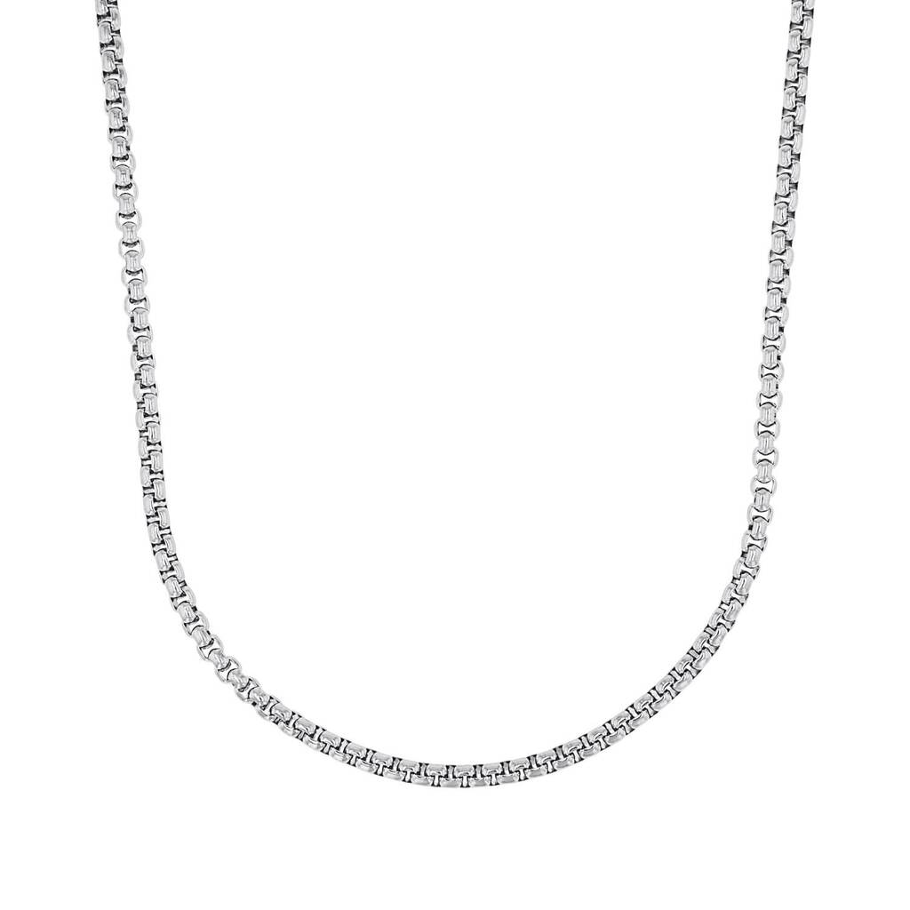 HZMAN Snake Chain Ketting voor Mannen Vrouwen Dunne Rvs Ketting Ketting 16-30 Inch Sieraden Gift, 16in, Roestvrij staal, Geen edelsteen