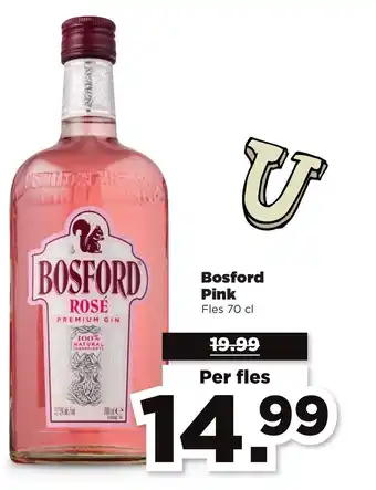 PLUS Bosford Pink 70cl aanbieding