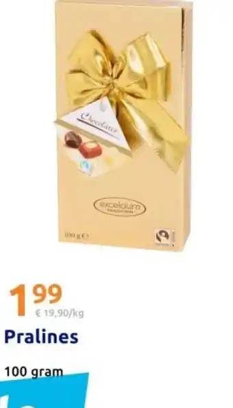 Action Pralines aanbieding
