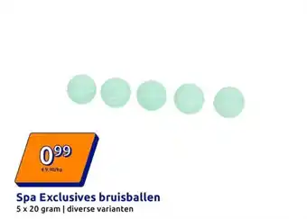 Action Spa Exclusives bruisballen aanbieding