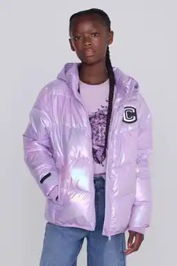 Wehkamp Coolcat Puffer Winterjas Juna Metallic Roze aanbieding