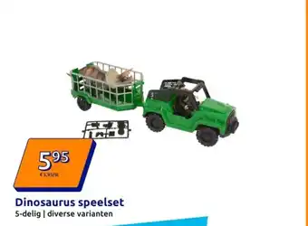 Action Dinosaurus speelset aanbieding