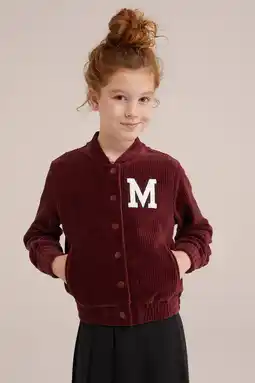 Wehkamp WE Fashion baseball jacket roodbruin aanbieding