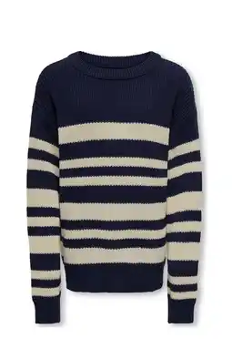 Wehkamp KIDS ONLY BOY gebreide trui donkerblauw aanbieding