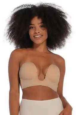 Wehkamp MAGIC Bodyfashion voorgevormde strapless plak bh Luve Bra beige aanbieding