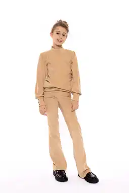 Wehkamp No Way Monday ribgebreide top beige aanbieding