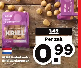 PLUS Nederlandse Kriel aardappelen 500g aanbieding