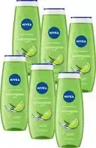 Bol.com NIVEA Lemongrass & Oil Douchegel - 6 x 500ml - Voordeelverpakking aanbieding