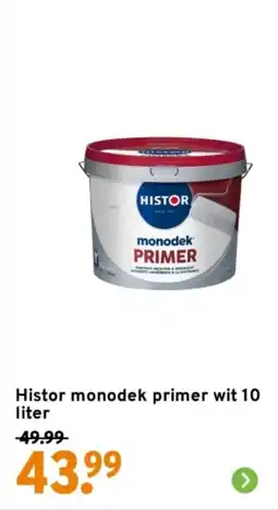 GAMMA Histor monodek primer wit aanbieding