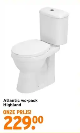 GAMMA Atlantic wc-pack Highland aanbieding