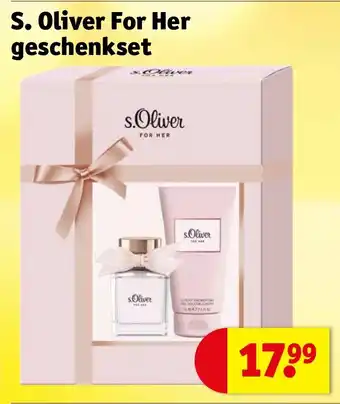 Kruidvat S. Oliver For Her Geschenkset aanbieding