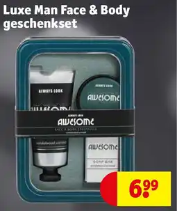 Kruidvat Luxe Man Face & Body geschenkset aanbieding