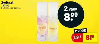 Kruidvat Zwitsal  Bodymist voor dames. aanbieding