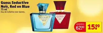 Kruidvat Guess Seductive Noir, Red en Blue aanbieding